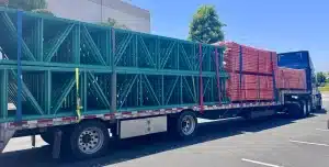 Green uprights being shipped to customer in ontario ca