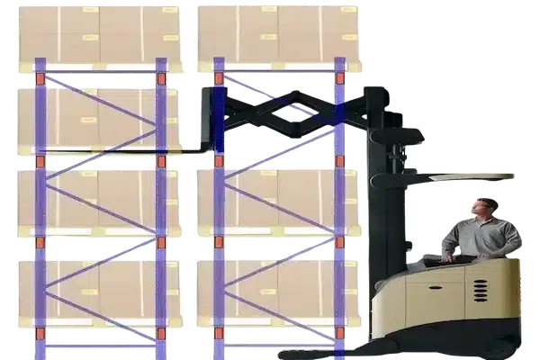 Double Reach Pallet Racks installed for a Warehouse