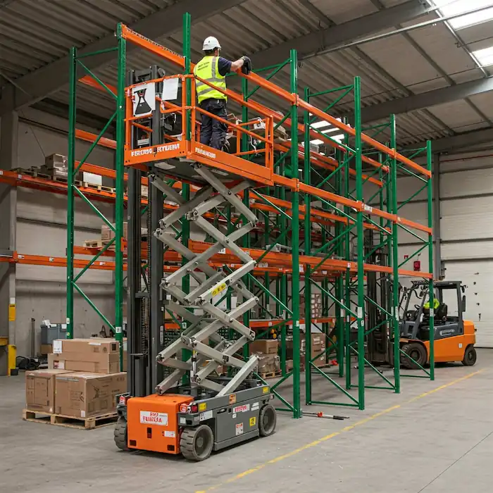 Pallet Rack Installation Moreno Valley Pallet Rack installation by IMH in a warehouse in Moreno Valley