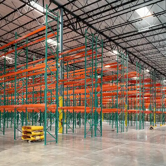 Selective Pallet Racks installed in a Warehouse in Ontario California