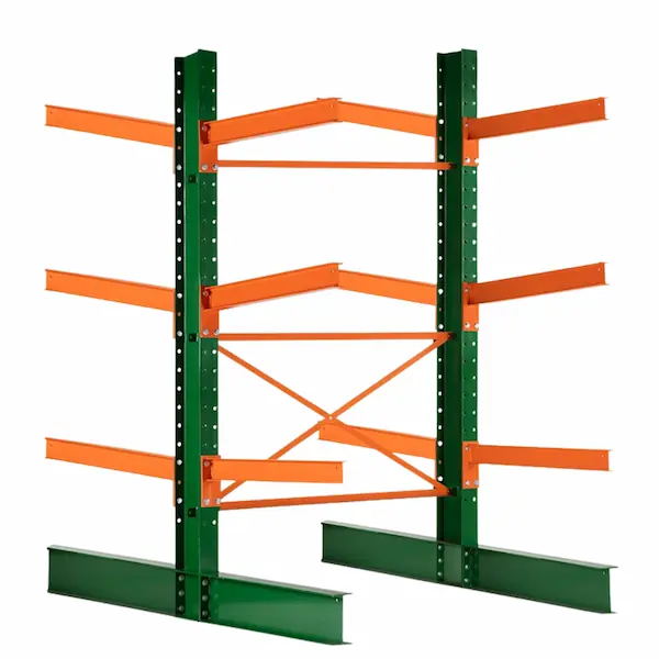 Cantilever Racks in green and orange for sale in southern california