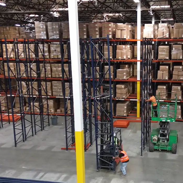 Pallet Racking installation in Fullerton California