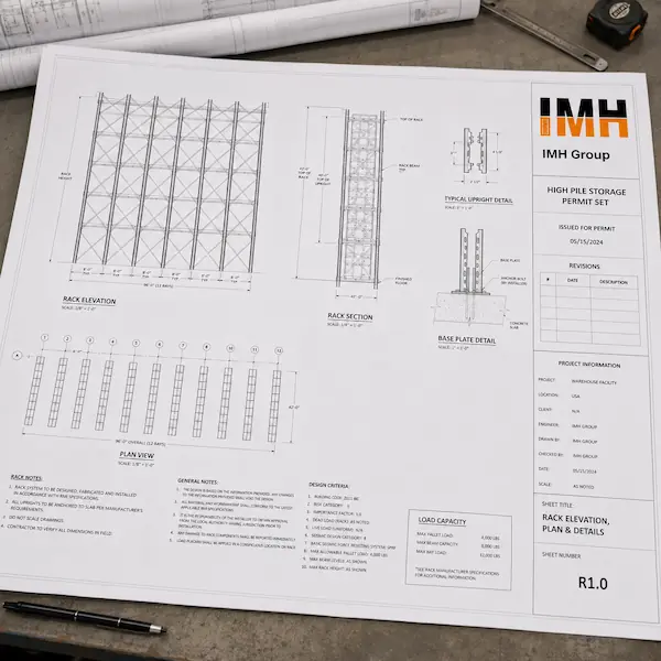 High Pile Permit Ontario CA High Pile Permits for Pallet Racking in a Warehouse in Ontario California