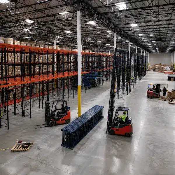 Pallet Racking Installation Perris CA Pallet Racking installation for a 3pl warehouse in Perris California