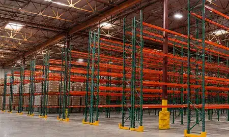 Delran NJ Pallet Racks Pallet Racks installed for a warehouse in Delran New Jersey