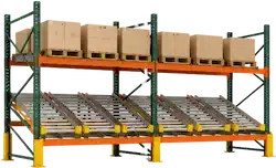 Pallet Flow Racking Pallet Flow Racking Installed for a Warehouse