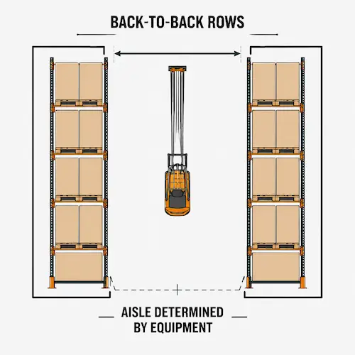 Pallet Rack Aisle Spacing Spacing for Pallet Racking